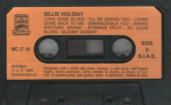 Billie Holiday : Lady Day's Immortal Performances (Compilation,Stereo)