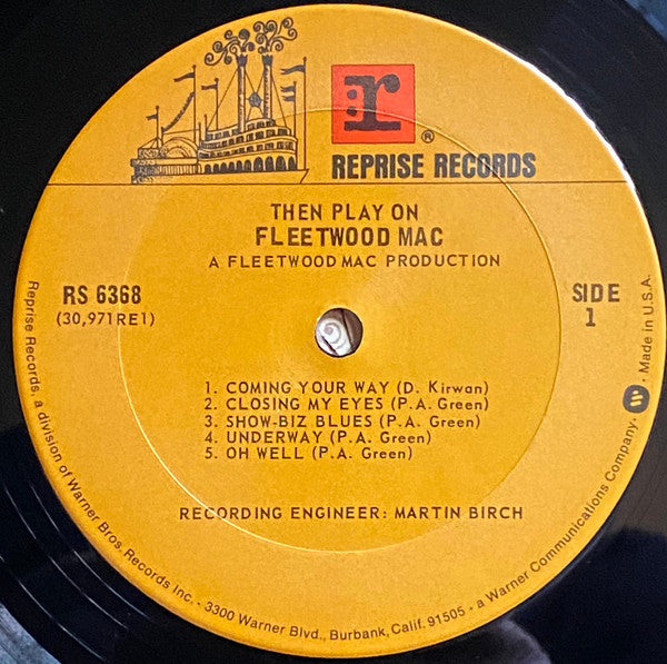 Fleetwood Mac : Then Play On (LP,Album,Repress,Stereo)
