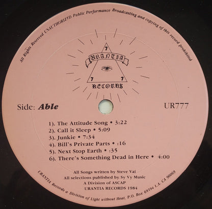 Steve Vai : Flex-Able (LP,Album)