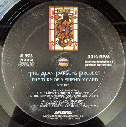 Alan Parsons Project, The : The Turn Of A Friendly Card (LP,Album,Club Edition)