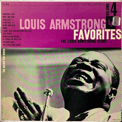Louis Armstrong : Louis Armstrong Favorites Volume 4 (The Louis Armstrong Story) (LP,Compilation,Reissue,Mono)