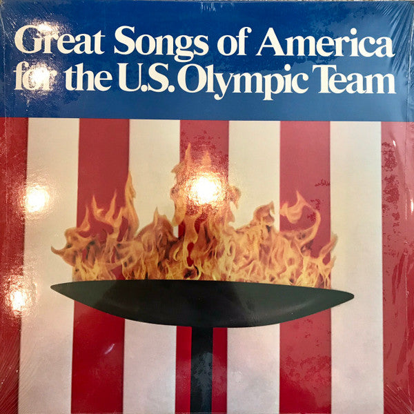 Various : Greatest Songs of America for the U.S. Olympic Team (LP,Compilation,Promo,Stereo)