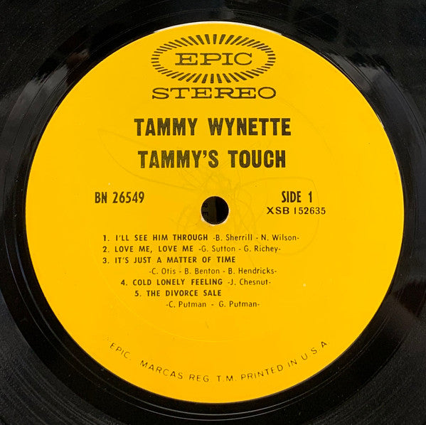 Tammy Wynette : Tammy's Touch (LP,Album,Stereo)