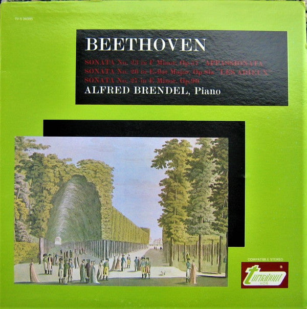 Ludwig van Beethoven, Alfred Brendel : Sonata No. 23; No. 26; No. 27 (LP,Album,Stereo)