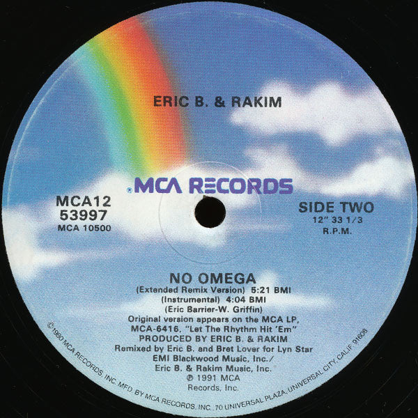 Eric B. & Rakim : Mahogany (12",33 ⅓ RPM,Single)