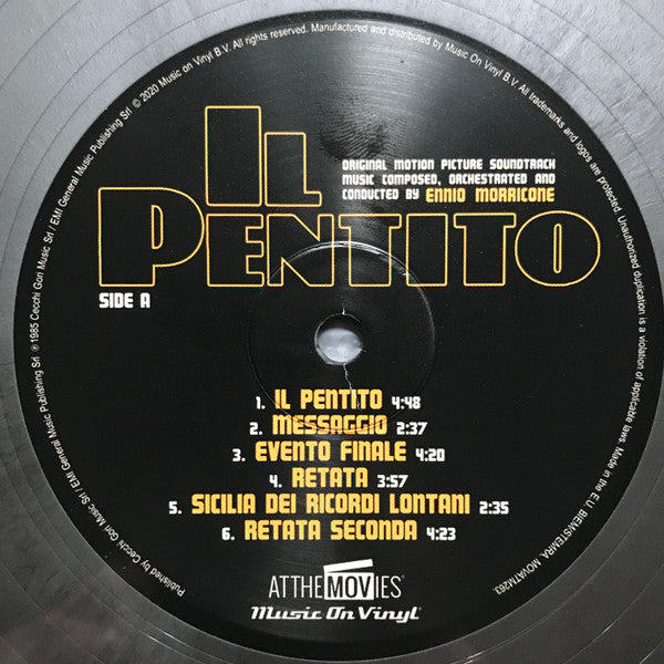 Ennio Morricone : Il Pentito (LP,Album,Limited Edition,Numbered,Reissue)