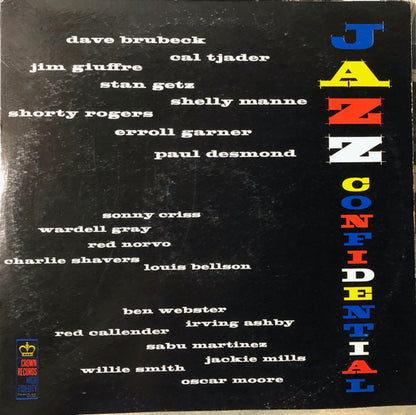 Various : Jazz Confidential (LP,Compilation,Mono)