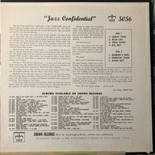 Various : Jazz Confidential (LP,Compilation,Mono)