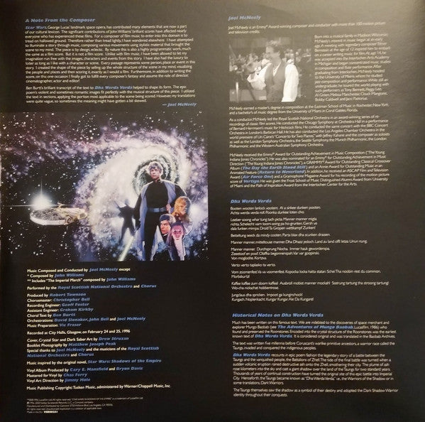 Joel McNeely : Star Wars: Shadows Of The Empire (LP,Album,Reissue)