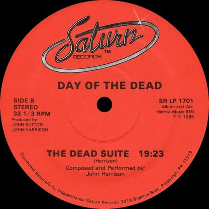 John Harrison (6) : George A. Romero's Day Of The Dead (Original Motion Picture Soundtrack) (LP,Album)