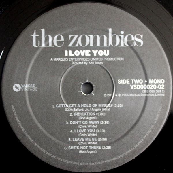 Zombies, The : I Love You (LP,Compilation,Reissue,Mono)