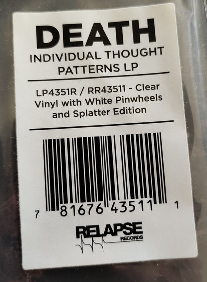 Death (2) : Individual Thought Patterns (LP,Album,Limited Edition,Reissue,Remastered)