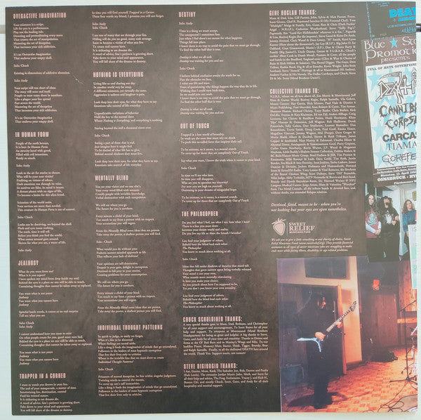 Death (2) : Individual Thought Patterns (LP,Album,Limited Edition,Reissue,Remastered)