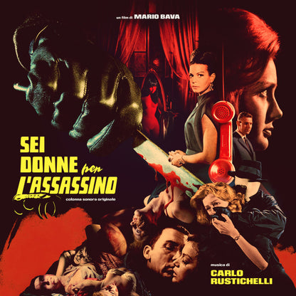 Carlo Rustichelli : Sei Donne Per L'Assassino (LP,Album,Deluxe Edition,Limited Edition,Remastered)