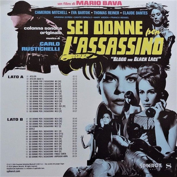 Carlo Rustichelli : Sei Donne Per L'Assassino (LP,Album,Deluxe Edition,Limited Edition,Remastered)