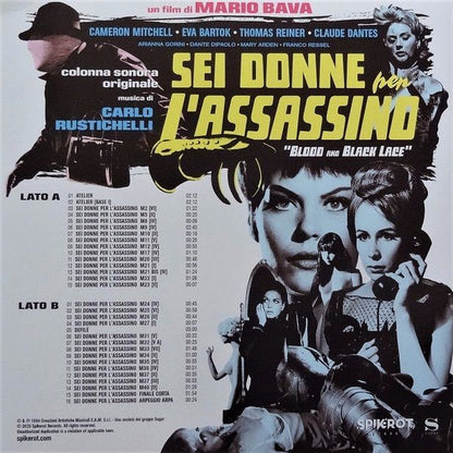 Carlo Rustichelli : Sei Donne Per L'Assassino (LP,Album,Deluxe Edition,Limited Edition,Remastered)