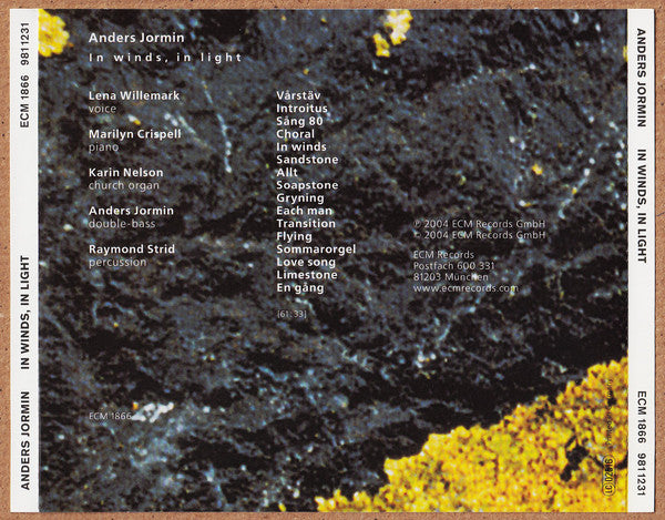 Anders Jormin : In Winds, In Light (Album)
