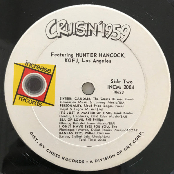 Various : Cruisin' 1959  (LP,Compilation)