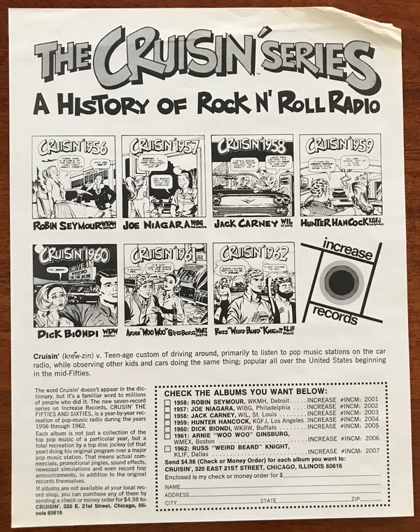 Various : Cruisin' 1959  (LP,Compilation)