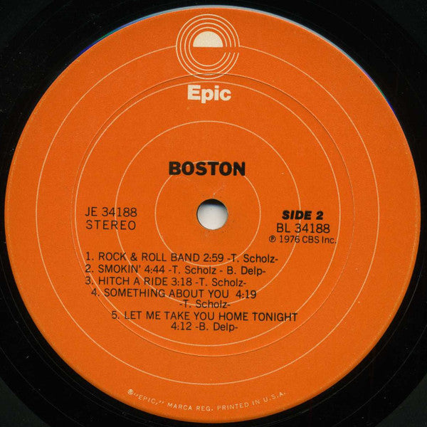 Boston : Boston (LP,Album,Repress,Stereo)