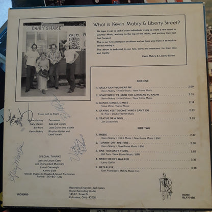 Kevin Mabry & Liberty Street : Flat Gittin' It (LP,Album)
