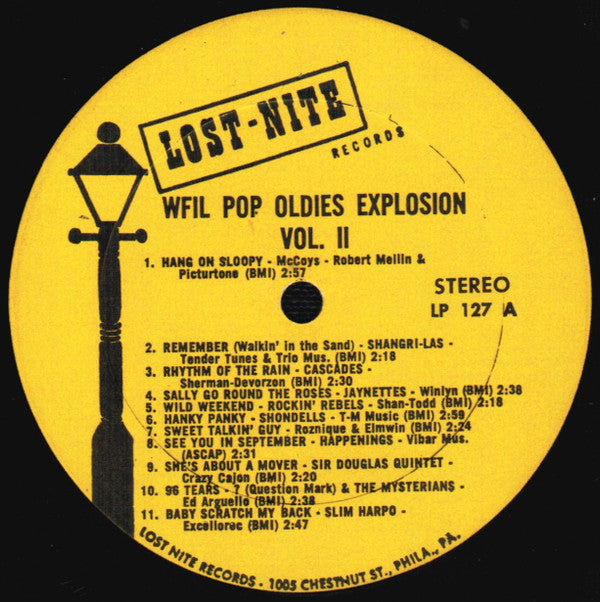 Various : WFIL Pop Oldies Explosion Vol. II (LP,Compilation,Stereo)