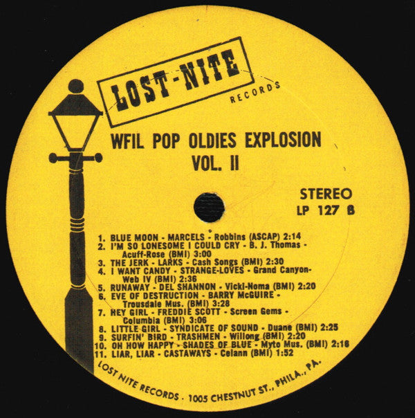 Various : WFIL Pop Oldies Explosion Vol. II (LP,Compilation,Stereo)