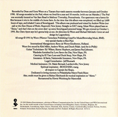 Ween : The Pod (Album,Reissue,Remastered)