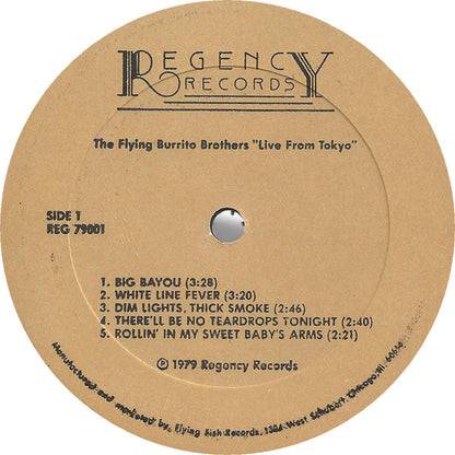 Flying Burrito Bros, The : Live From Tokyo (LP,Album)