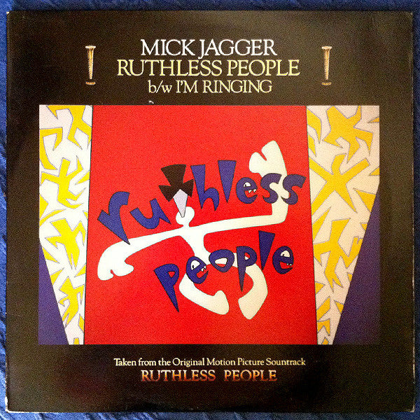 Mick Jagger : Ruthless People (12",33 ⅓ RPM)
