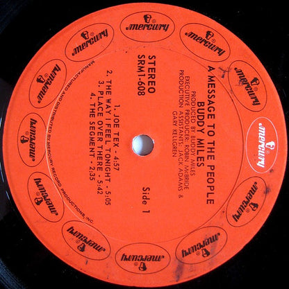 Buddy Miles : A Message To The People (LP,Album)