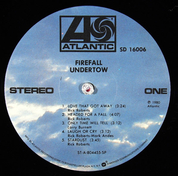 Firefall : Undertow (LP,Album,Stereo)