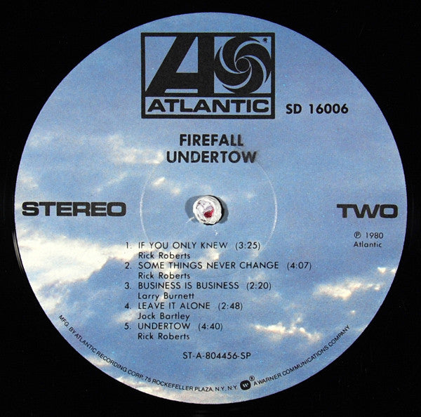 Firefall : Undertow (LP,Album,Stereo)