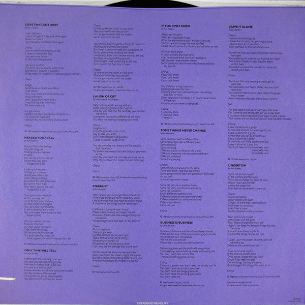 Firefall : Undertow (LP,Album,Stereo)