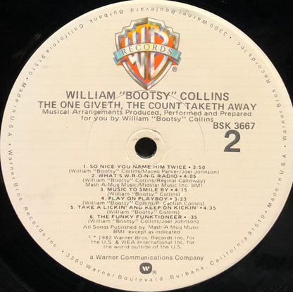 William Earl Collins : The One Giveth, The Count Taketh Away (LP,Album)