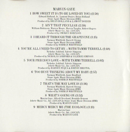 Marvin Gaye : 15 Greatest Hits (Compilation,Club Edition,Repress)