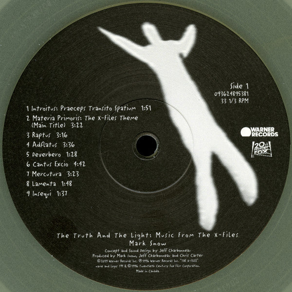 Mark Snow : The Truth And The Light: Music From The X-Files (LP,Album,Record Store Day,Limited Edition,Reissue)