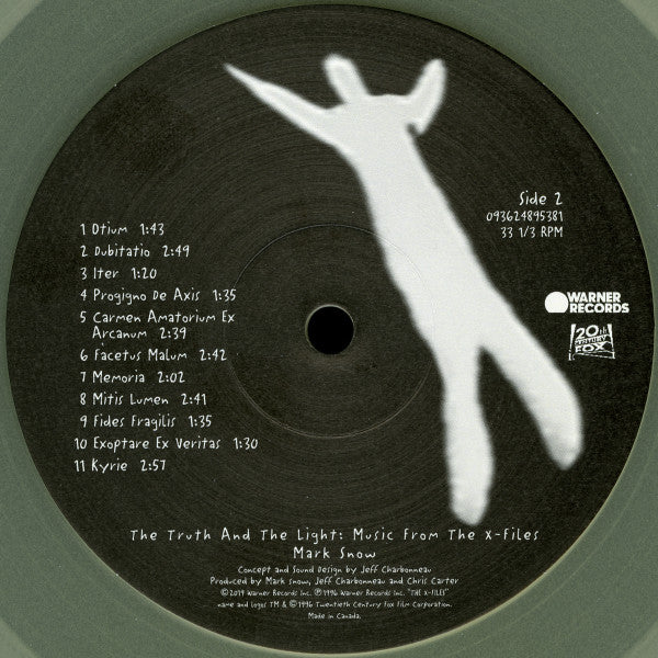 Mark Snow : The Truth And The Light: Music From The X-Files (LP,Album,Record Store Day,Limited Edition,Reissue)