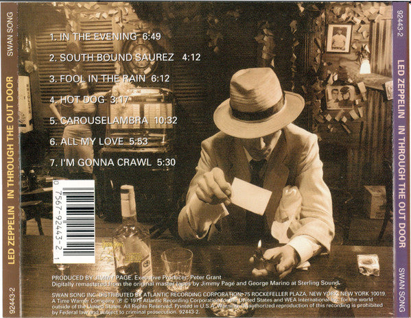 Led Zeppelin : In Through The Out Door (Album,Reissue,Remastered,Stereo)