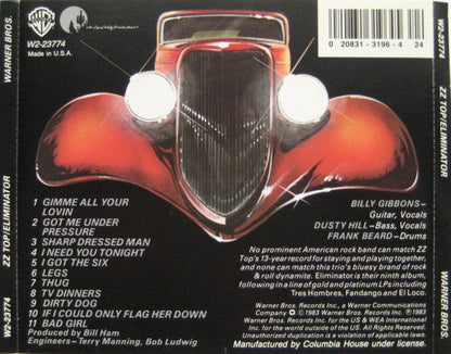 ZZ Top : Eliminator (Album,Club Edition,Reissue)