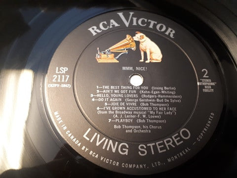 Bob Thompson, His Chorus And Orchestra : Mmm, Nice! (LP,Album,Stereo)