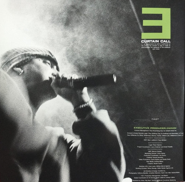 Eminem : Curtain Call - The Hits (LP,Compilation,Limited Edition,Misprint,Reissue)