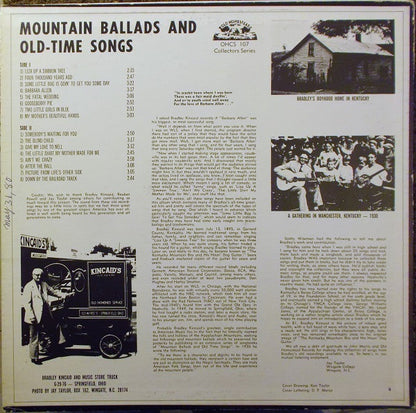 Bradley Kincaid : Mountain Ballads And Old-Time Songs (LP,Compilation,Reissue)