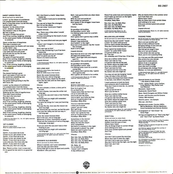Seals & Crofts : Get Closer (LP,Album,Stereo)