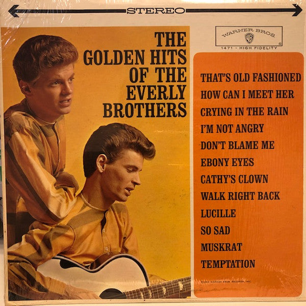 Everly Brothers : The Golden Hits Of (LP,Compilation,Stereo)