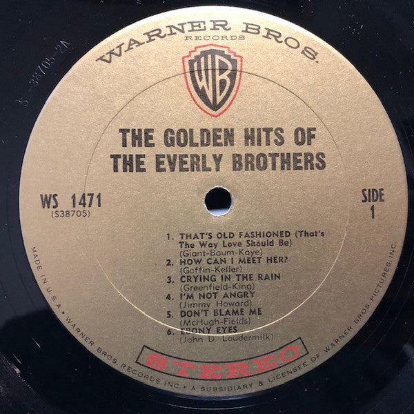 Everly Brothers : The Golden Hits Of (LP,Compilation,Stereo)
