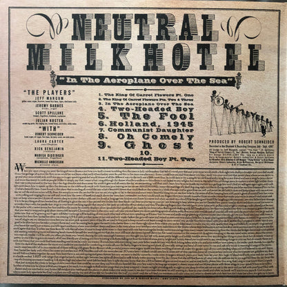 Neutral Milk Hotel : In The Aeroplane Over The Sea (LP,Album,Reissue)