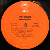 Wet Willie : Manorisms (LP,Album)