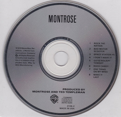Montrose (2) : Montrose (Album,Reissue)