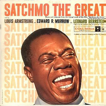 Louis Armstrong and Edward R. Murrow With Leonard Bernstein : Satchmo The Great (LP,Mono)